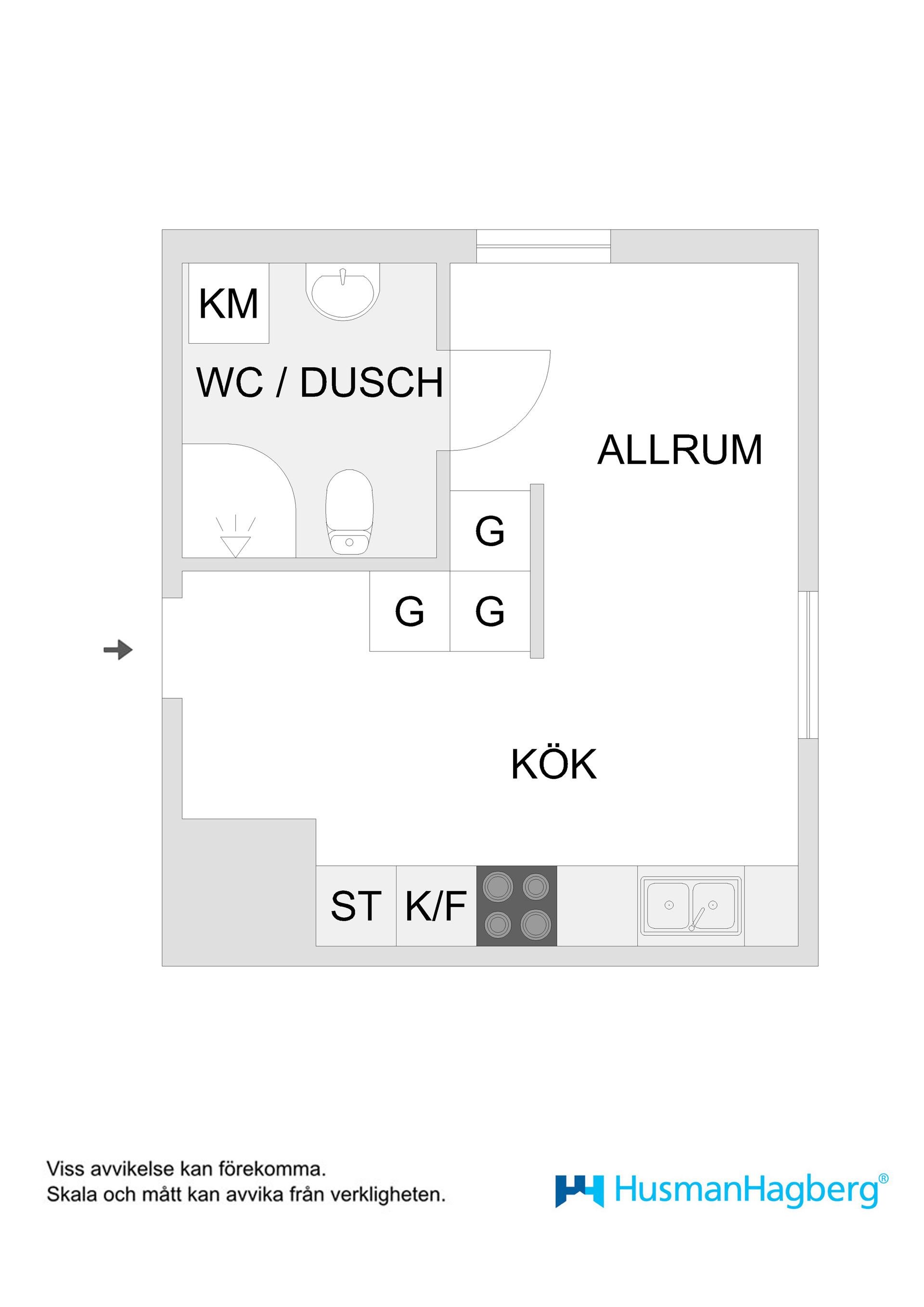 Bostadsrätt, Storgatan 8C, Väst På Stan, Umeå