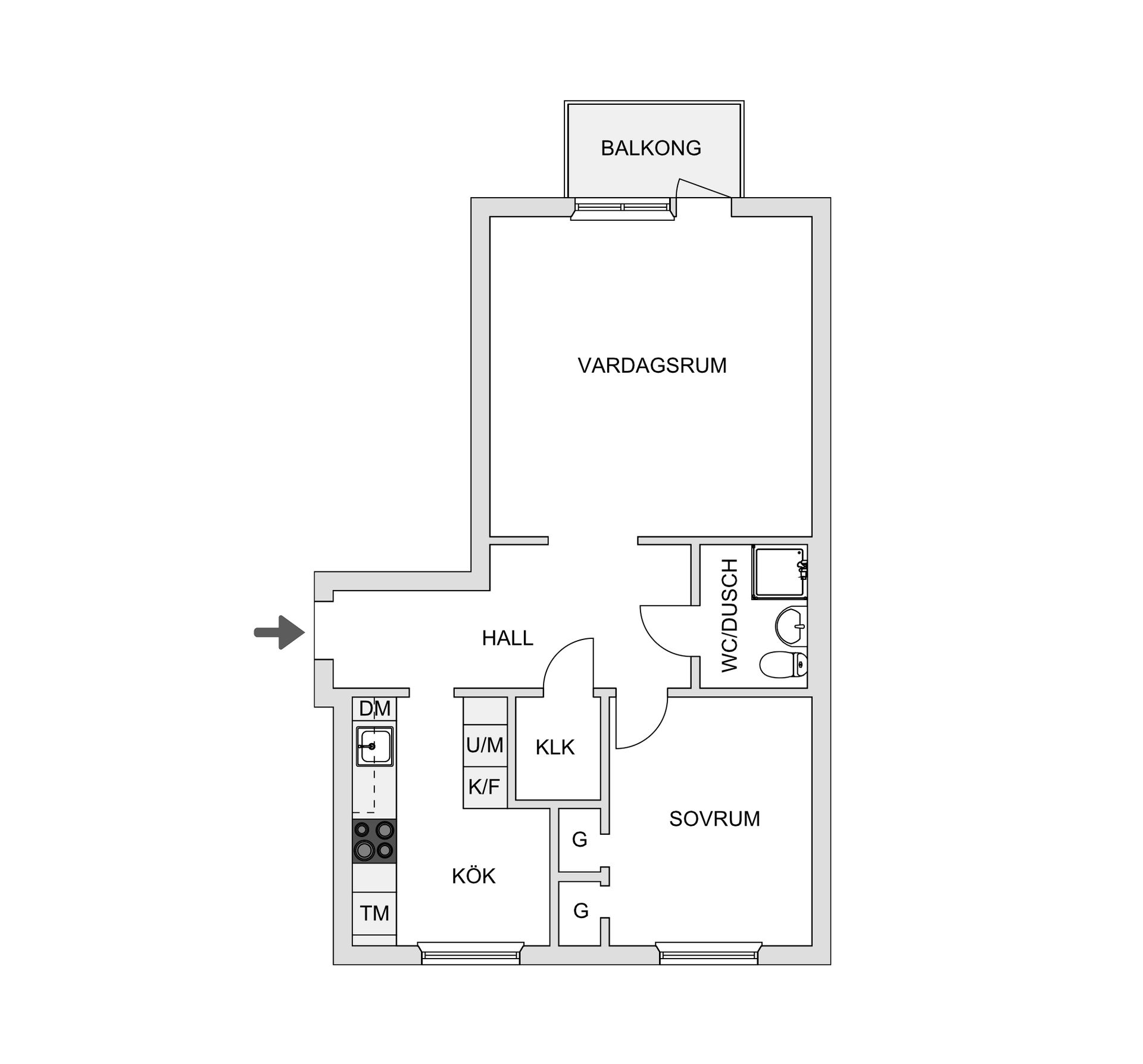 Bostadsrätt, Skördevägen 4A, Centralt Öster, Halmstad