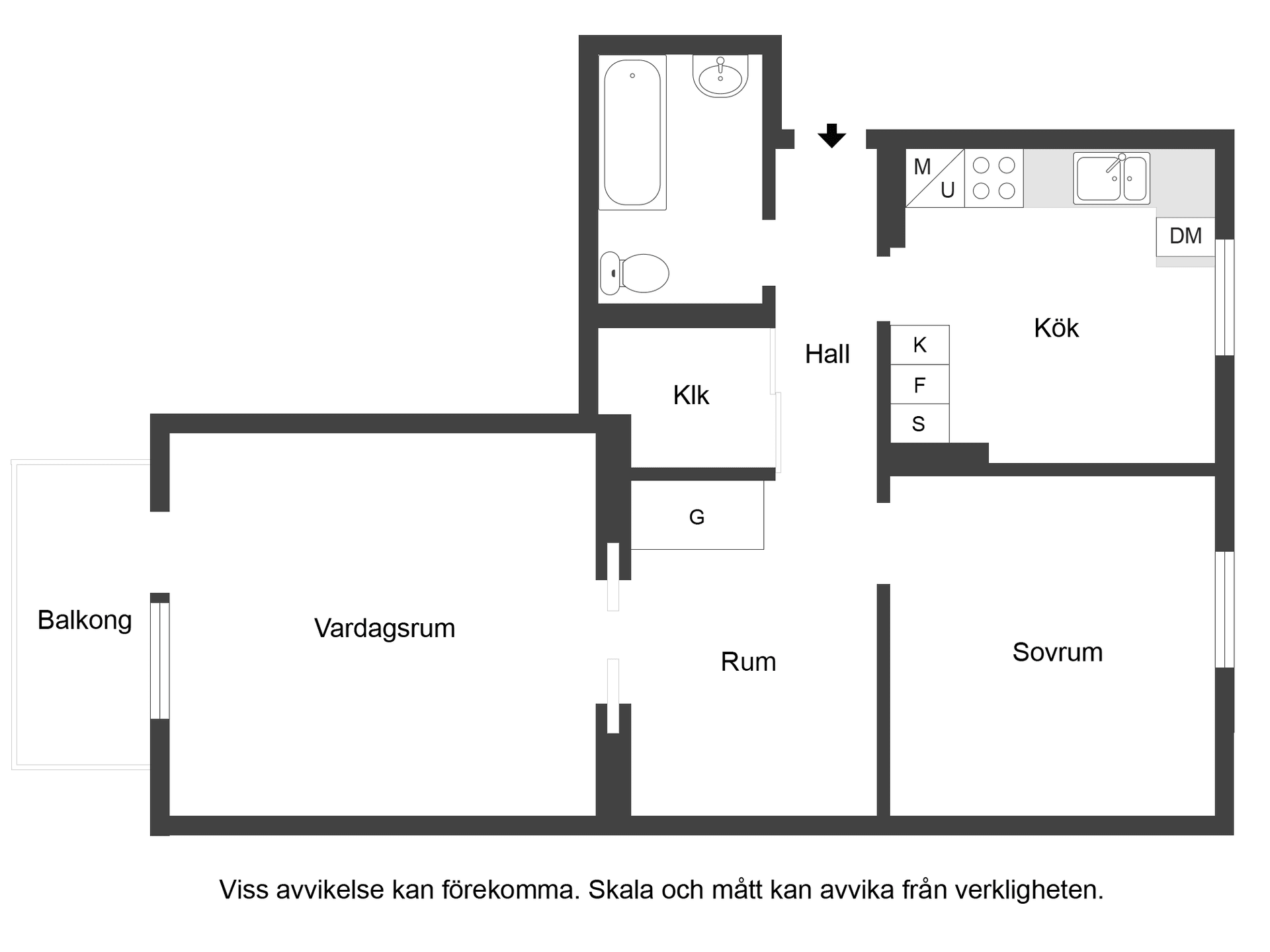 Bostadsrätt, Åbygatan 12, Centralt/Norrtull, Norrköping