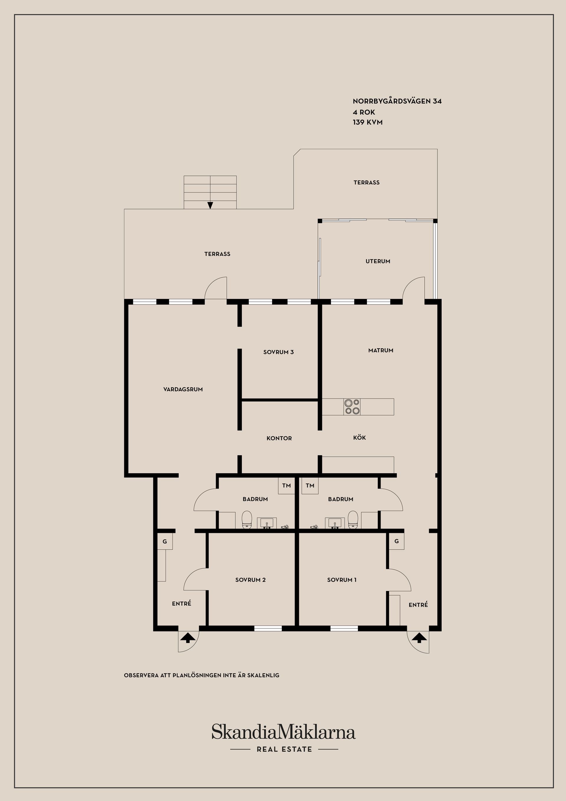 Villa, Norrbygårdsvägen 34, Norrby, Norrtälje