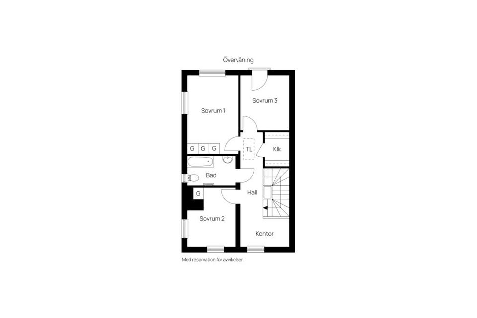 Radhus, Lövsångarvägen 12c, Valsjöskogen, Margaretelund, Österåker