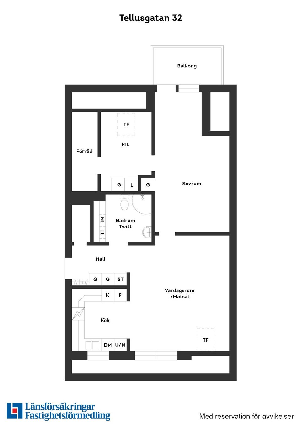 Bostadsrätt, Tellusgatan 32, Kungsängen, Jönköping