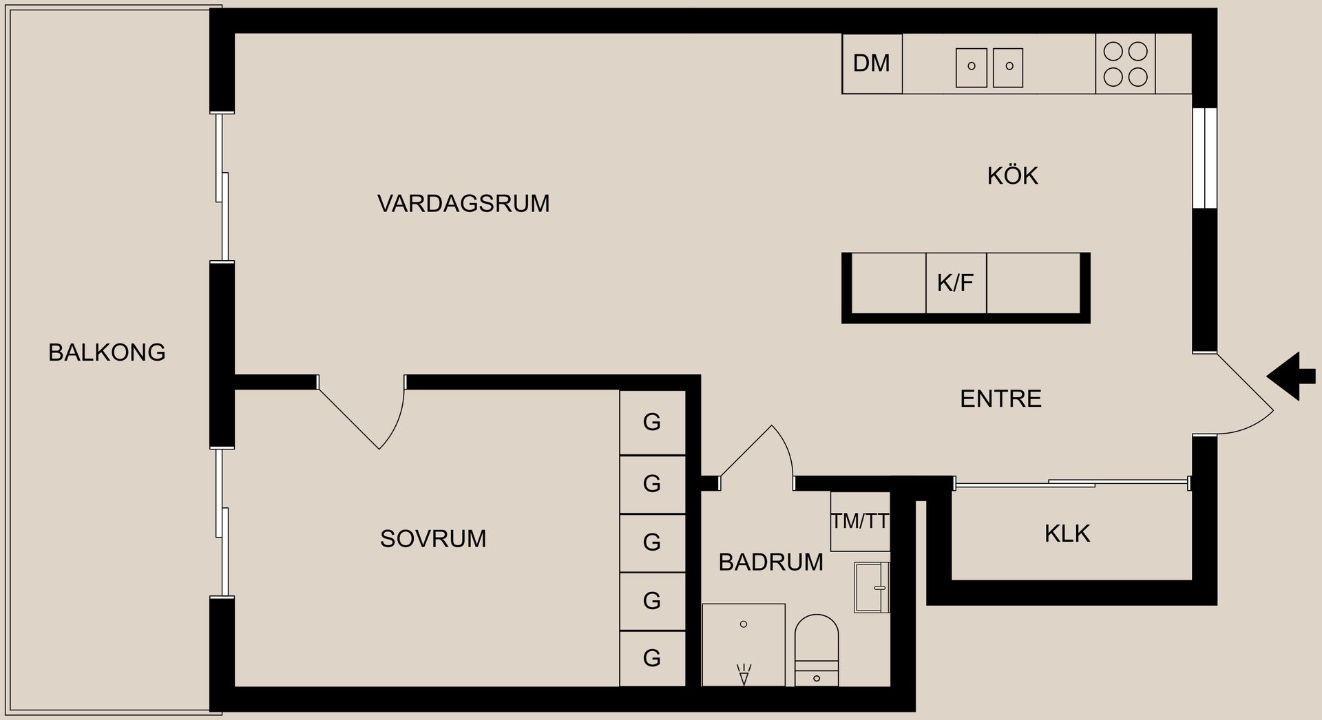 Bostadsrätt, Ljuragatan 10B, Ljura, Norrköping