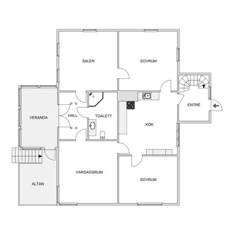 Villa, Slottsvägen 4, Björkö, Öckerö