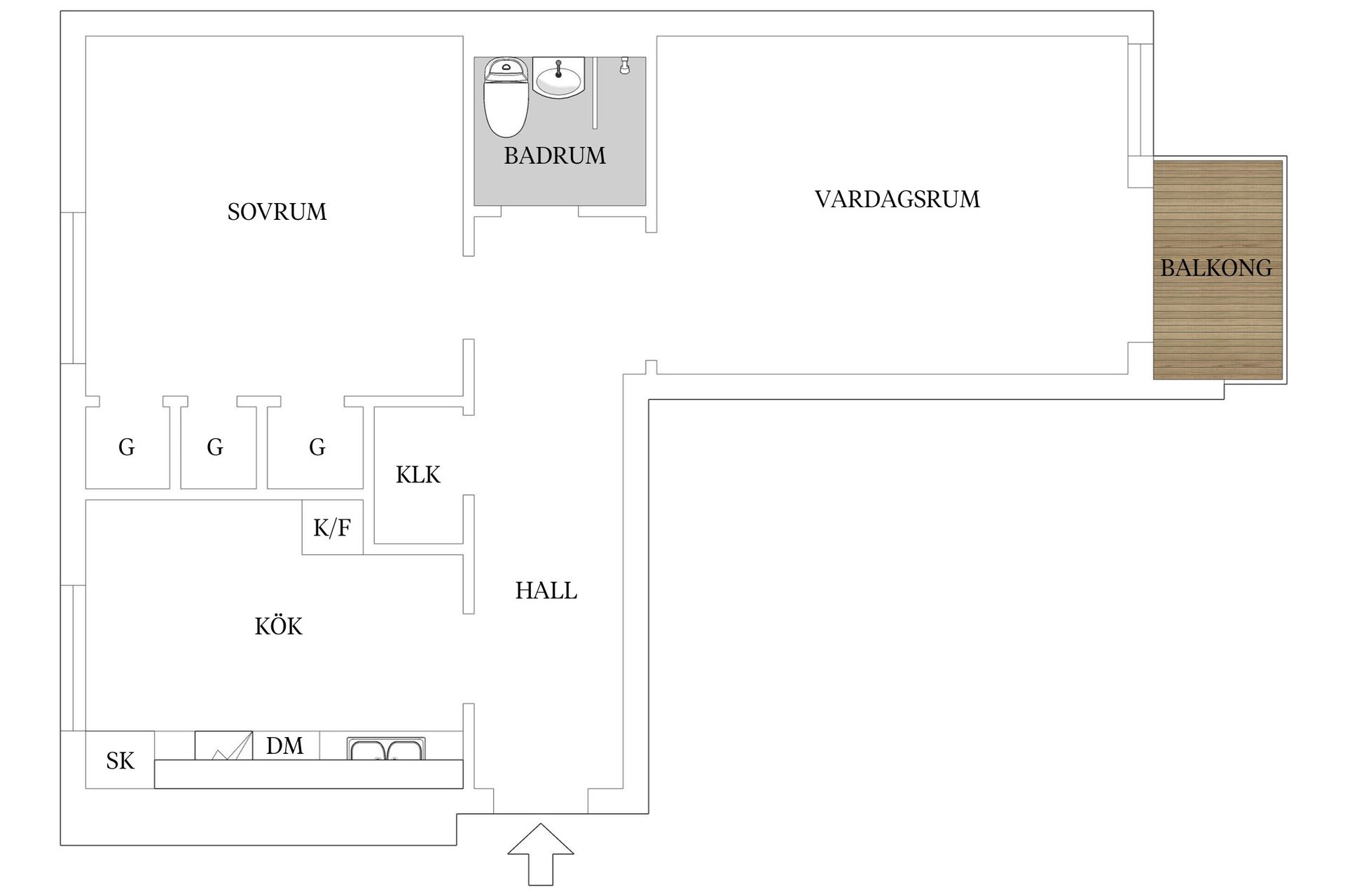 Bostadsrätt, Riddaregatan 18D, Funkabo, Kalmar