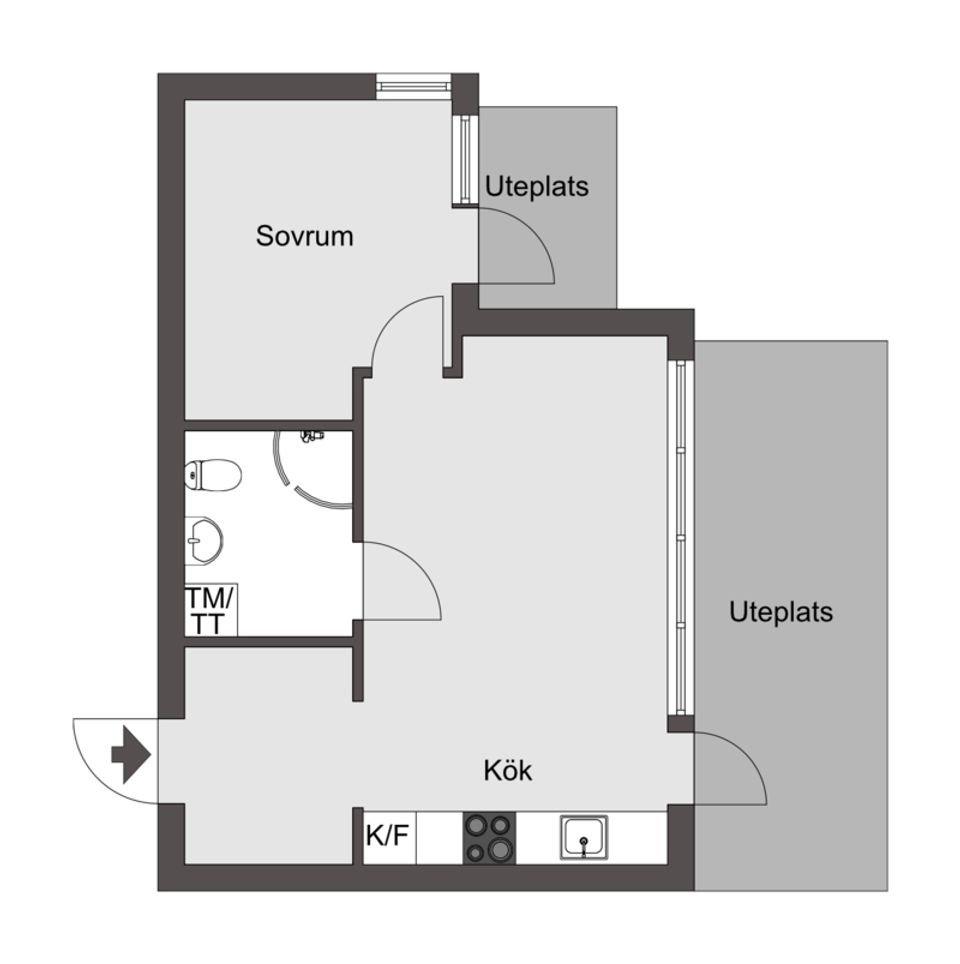Bostadsrätt, Villa, Påtåkervägen 41, lgh 7, Påtåker, Vallentuna