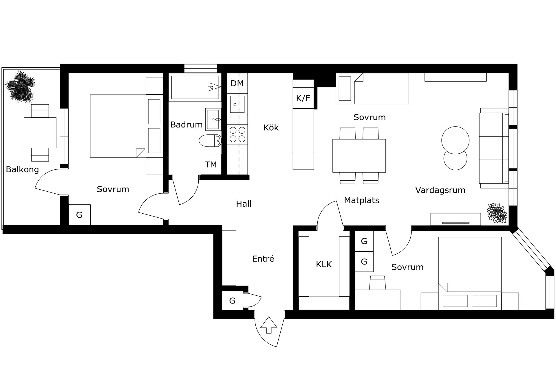 Bostadsrätt, Axvägen 3B, Nacksta, Sundsvall