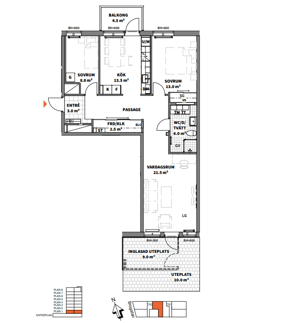Bostadsrätt, Brogatan 3A, Centralt, Vänersborg