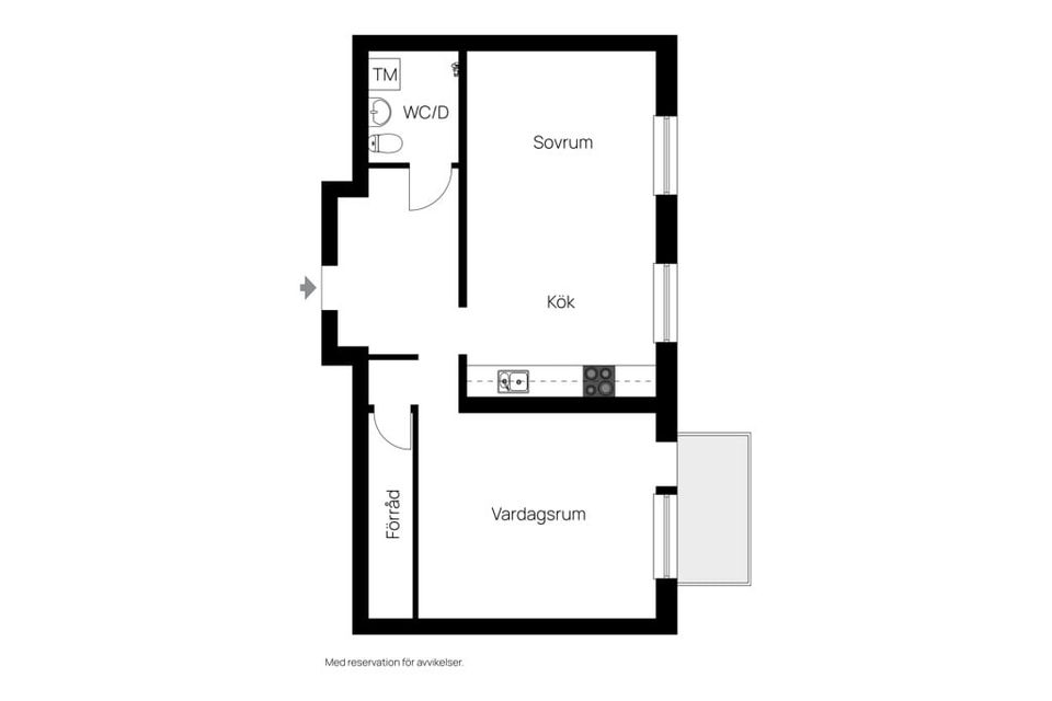 Bostadsrätt, Ljungvägen 7b, 2tr, Hallstavik, Norrtälje