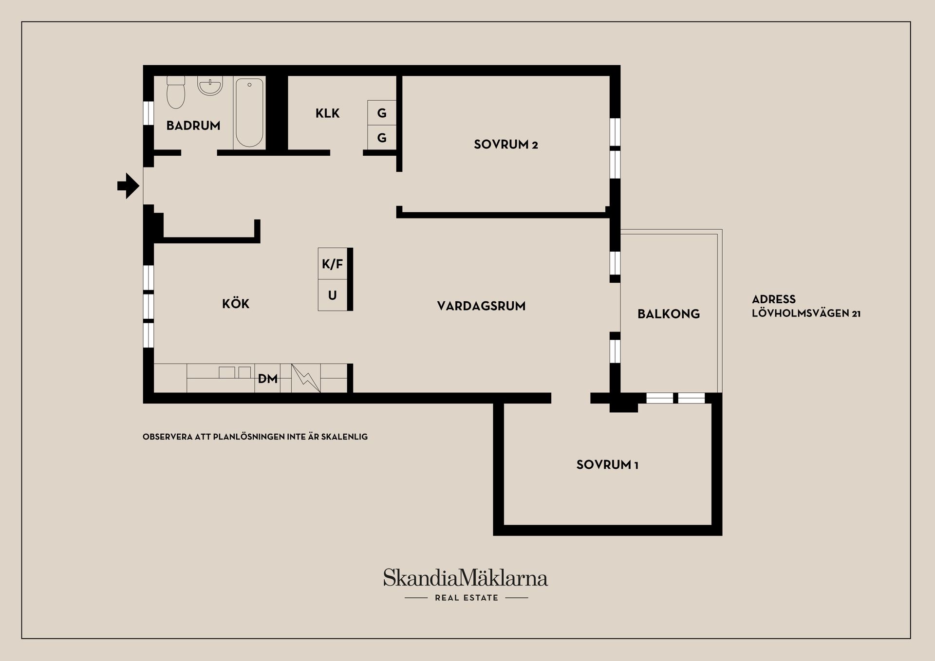 Bostadsrätt, Lövholmsvägen 21, Gröndal/Liljeholmen, Stockholm