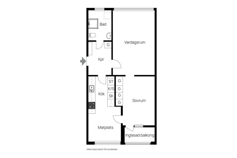 Bostadsrätt, Ekholmsvägen 76 B, Ekholmen, Linköping