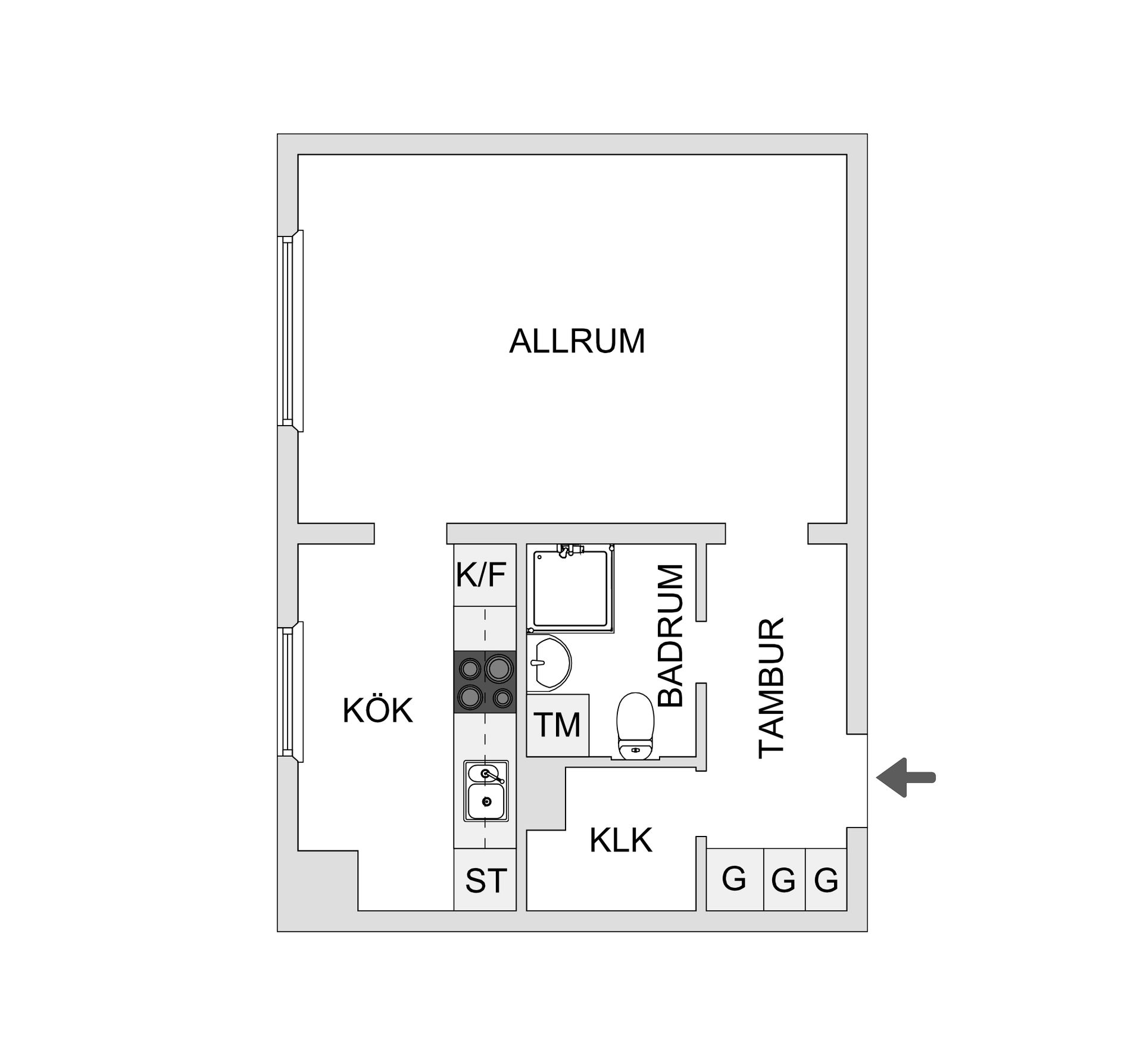 Bostadsrätt, Pinnharvsgatan 3D, Bifrost, Mölndal
