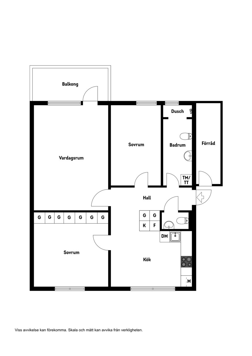 Bostadsrätt, Vickervägen 16, 6tr, Hallunda, Botkyrka
