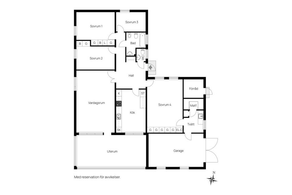 Villa, Stenkastgatan 3, Boda, Borås