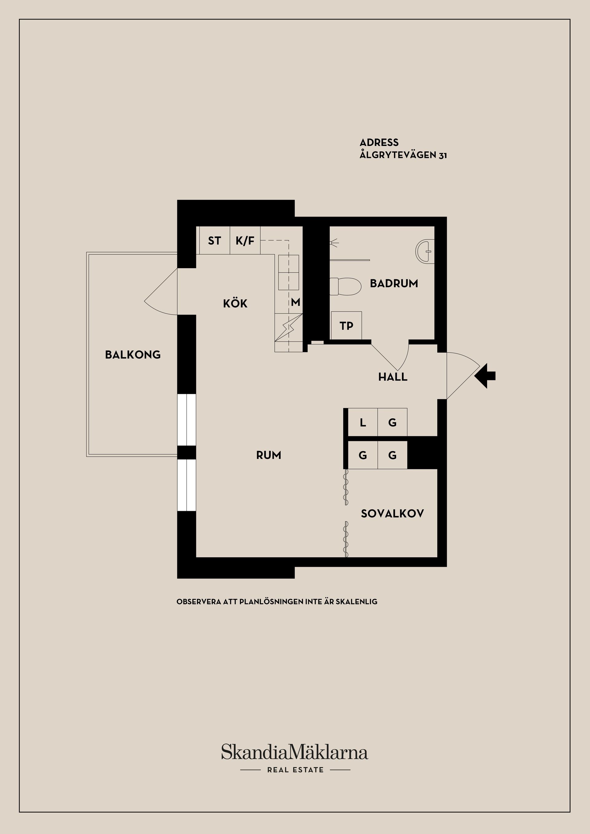 Bostadsrätt, Ålgrytevägen 31, Bredäng / Mälarhöjden, Stockholm