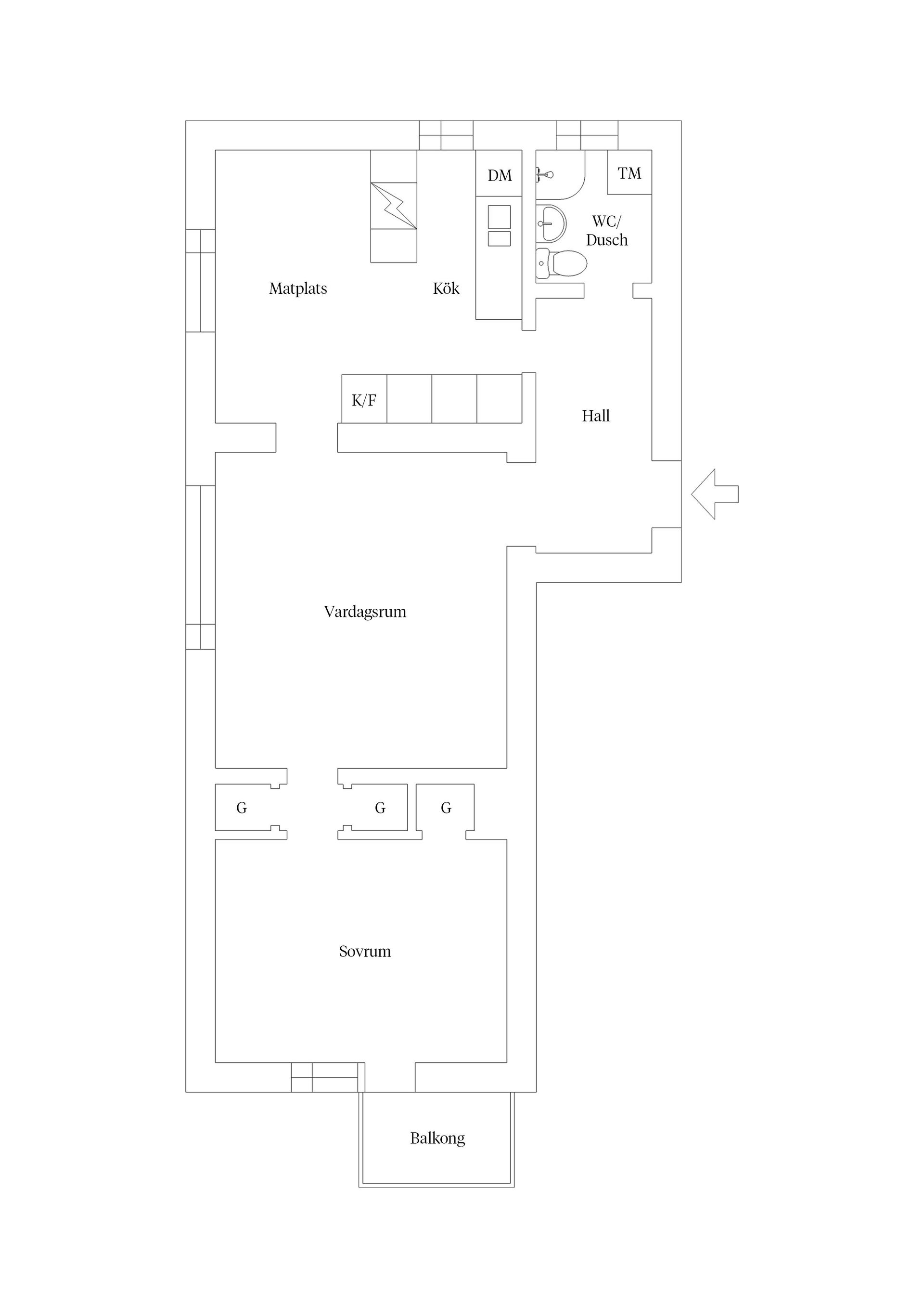 Bostadsrätt, S:t Olofsgatan 62A, Höganäs, Uppsala