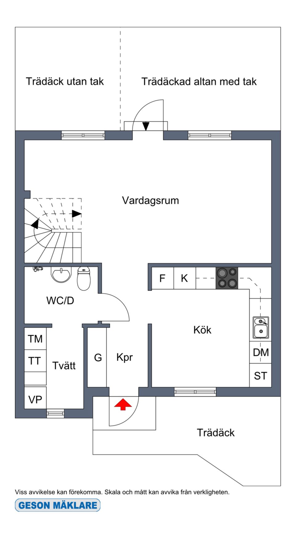 Bostadsrätt, Radhus, Skogsfruvägen 26, Rimbo - Västertorp, Norrtälje