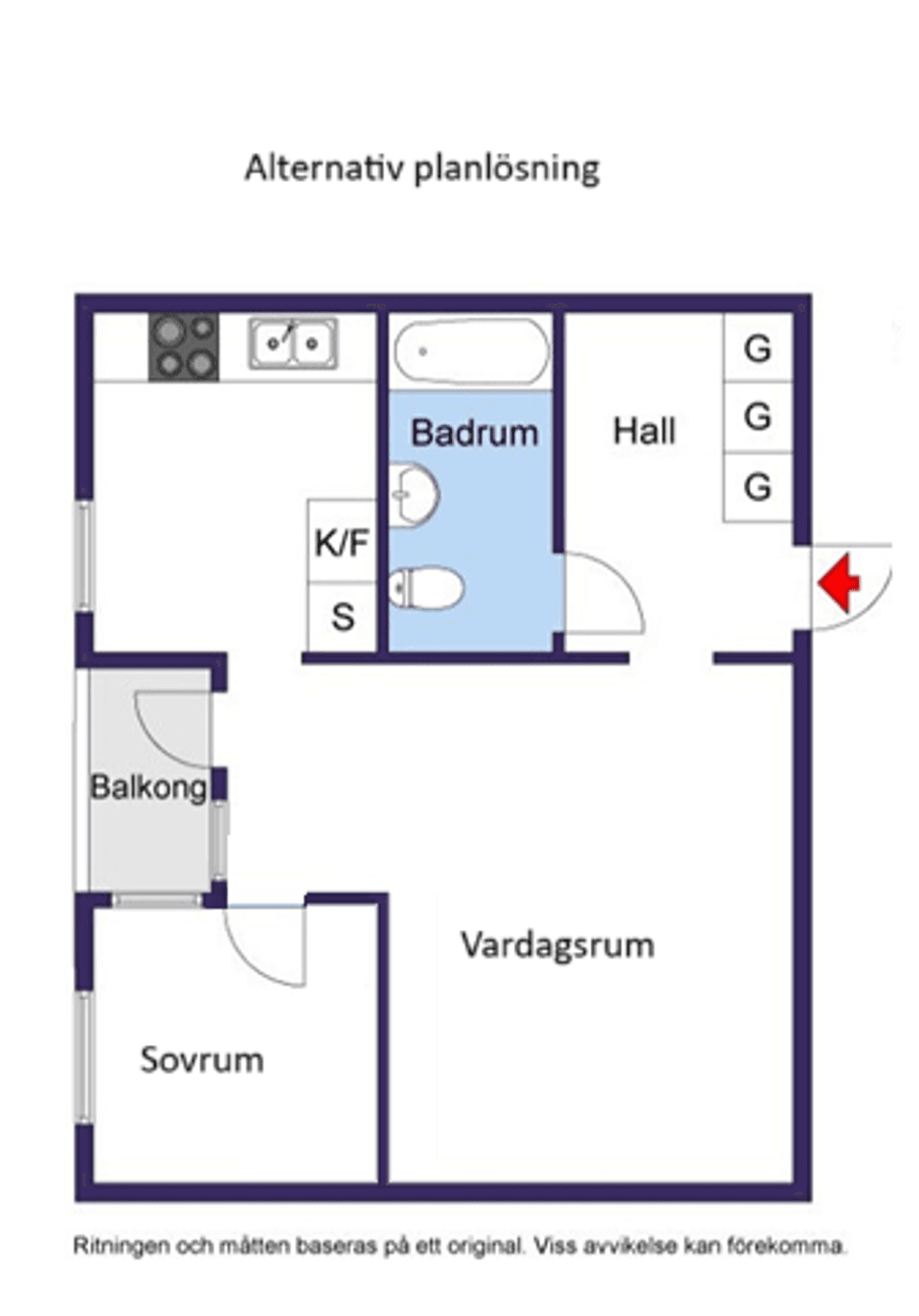 Bostadsrätt, Kvarnplan 1, Jakobsberg, Järfälla