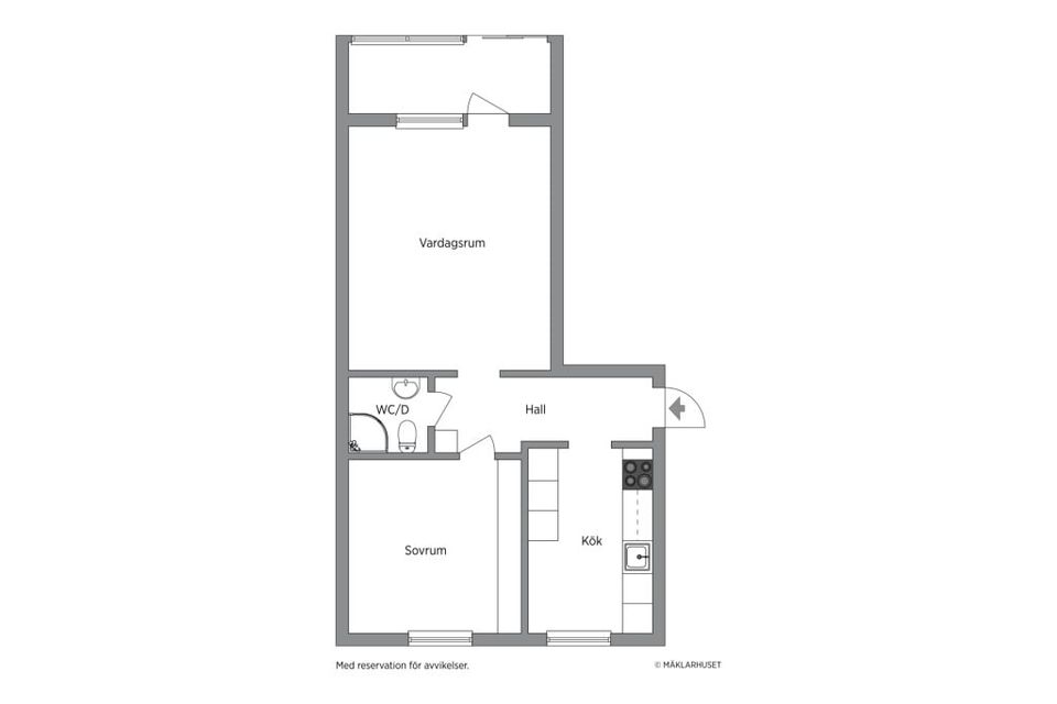 Bostadsrätt, Finngatan 6, Höganäs Centralt, Höganäs