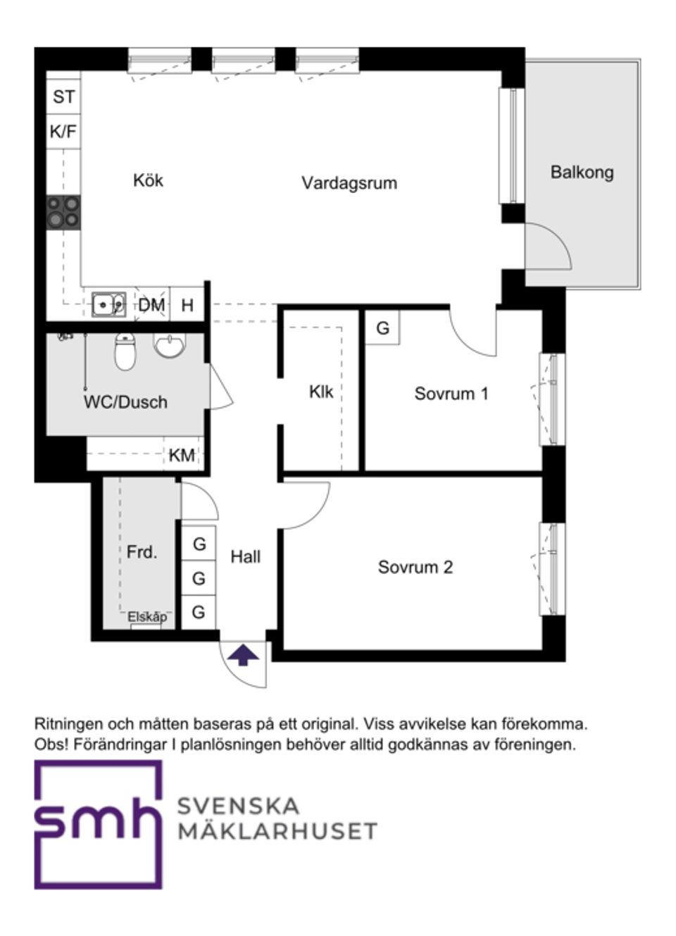 Bostadsrätt, Beckomberga Allé 6, Bromma / Beckomberga, Stockholm