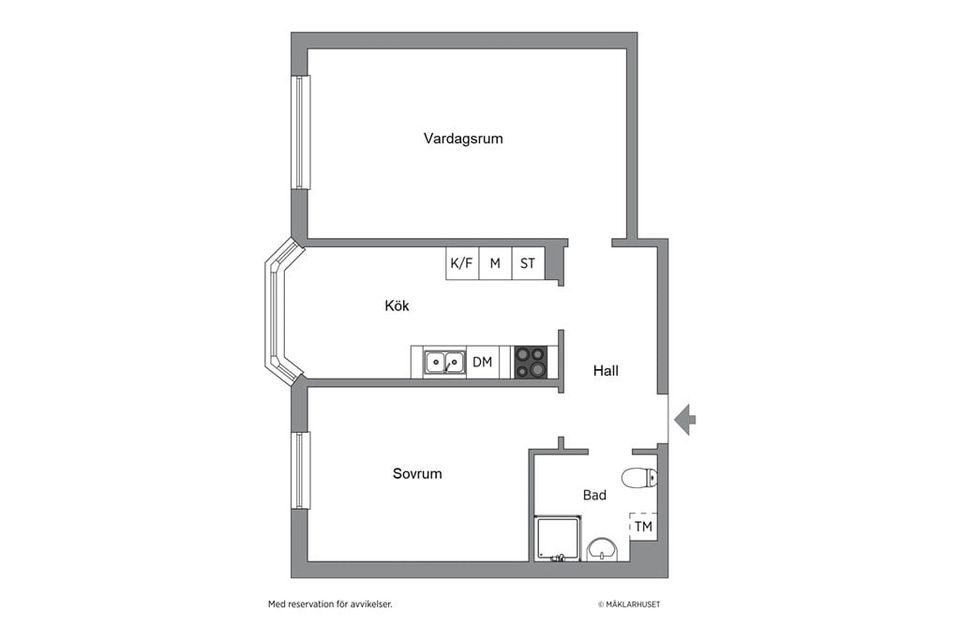 Bostadsrätt, Vaksalagatan 30 A, Centrum, Uppsala