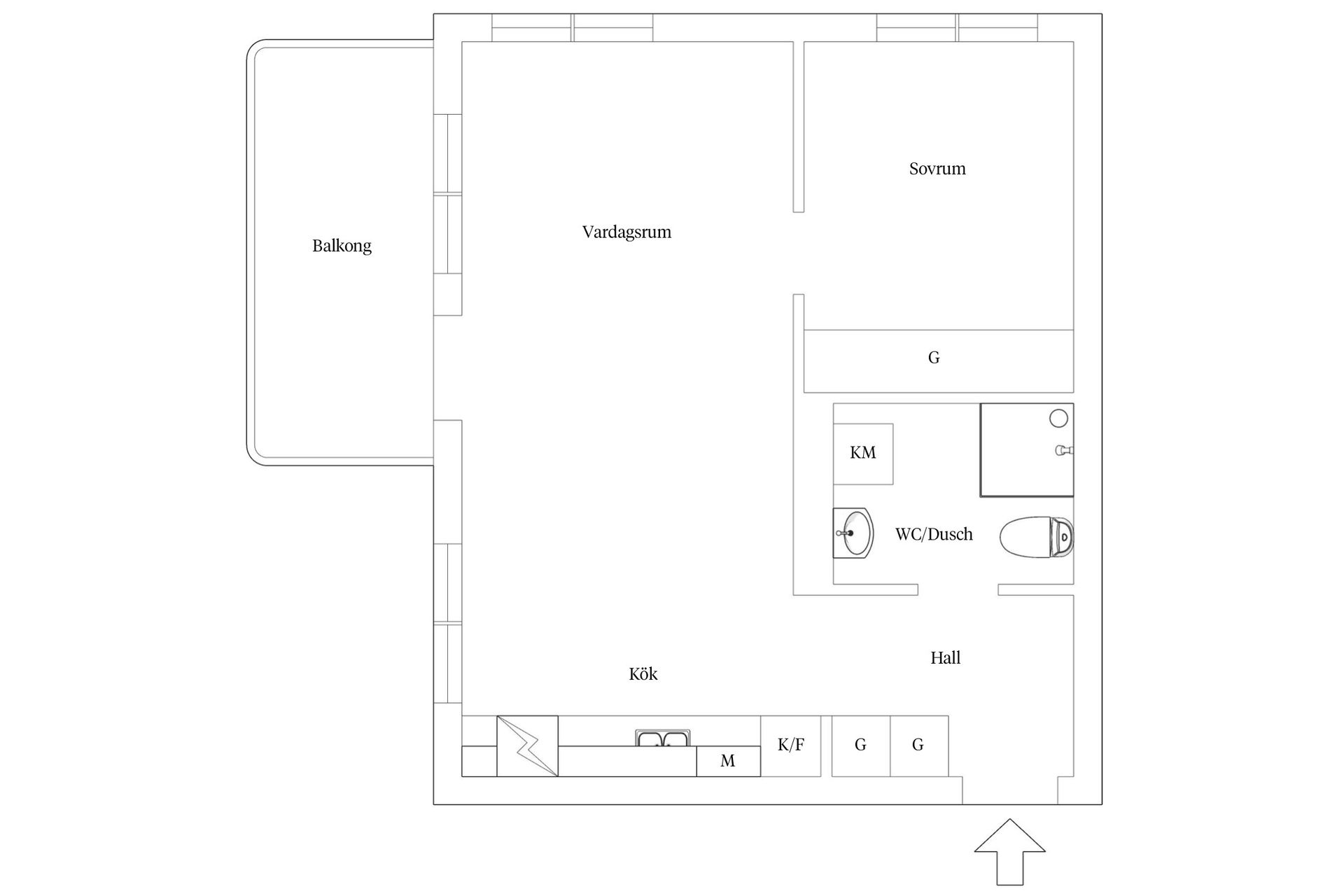 Bostadsrätt, Finslipargränd 15, Centrala Huddinge, Huddinge