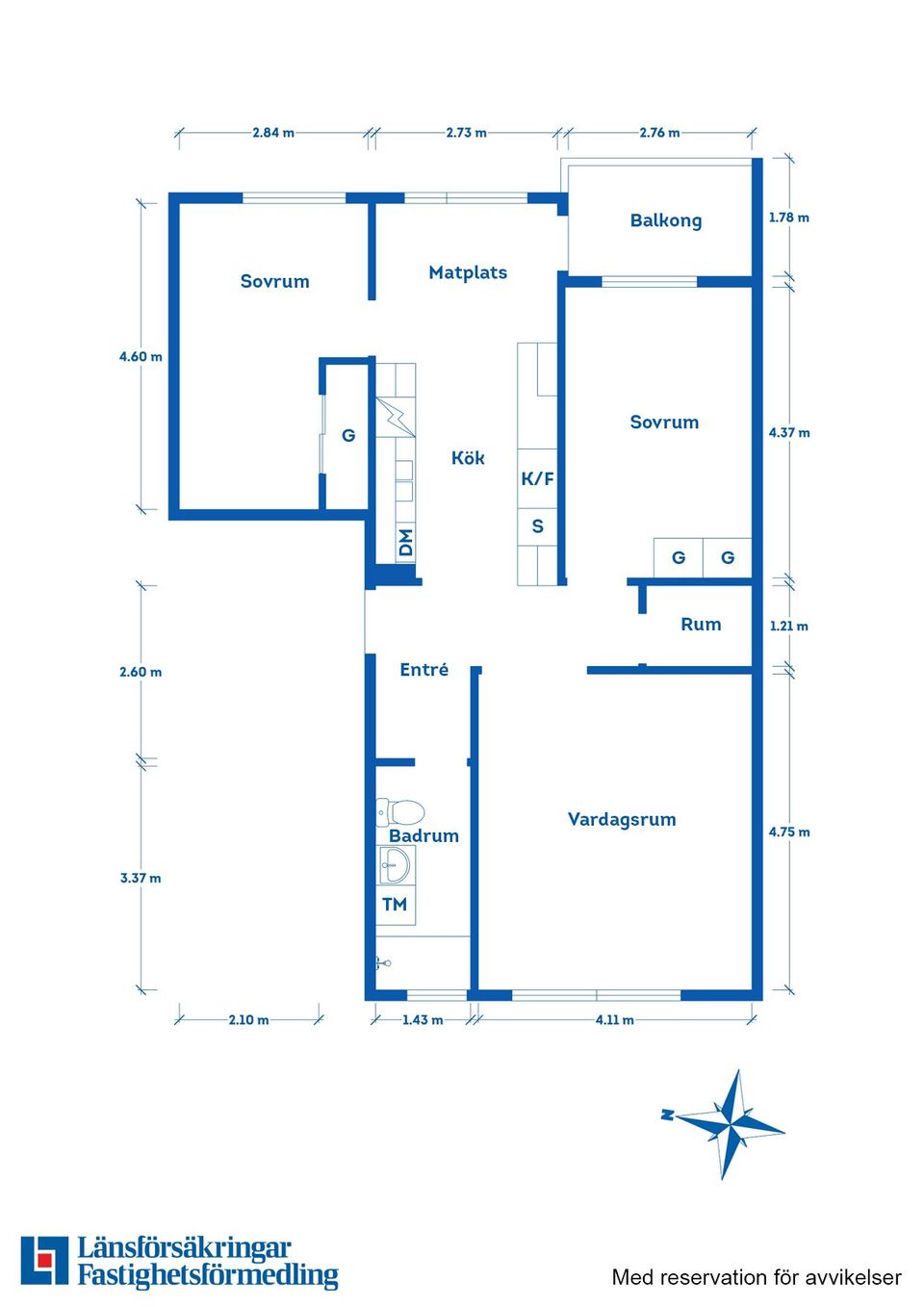 Bostadsrätt, Strandvägen 26B, Strandvägen , Motala