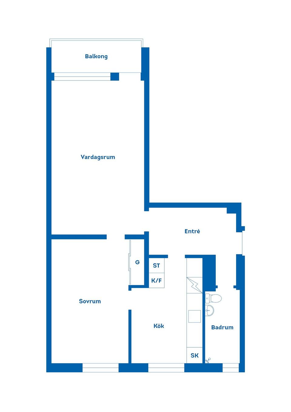 Bostadsrätt, Arklimästaregatan 45, Trossö, Karlskrona