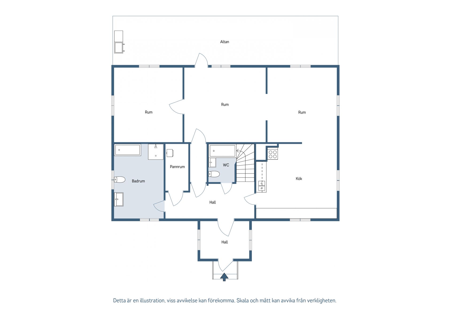 Villa, Svanbygatan 13, Tierp