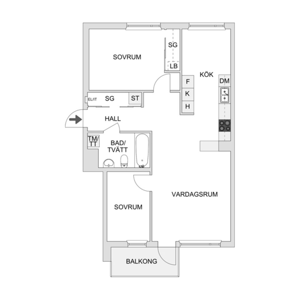 Bostadsrätt, Astris gata 64, Eriksberg Västra, Göteborg