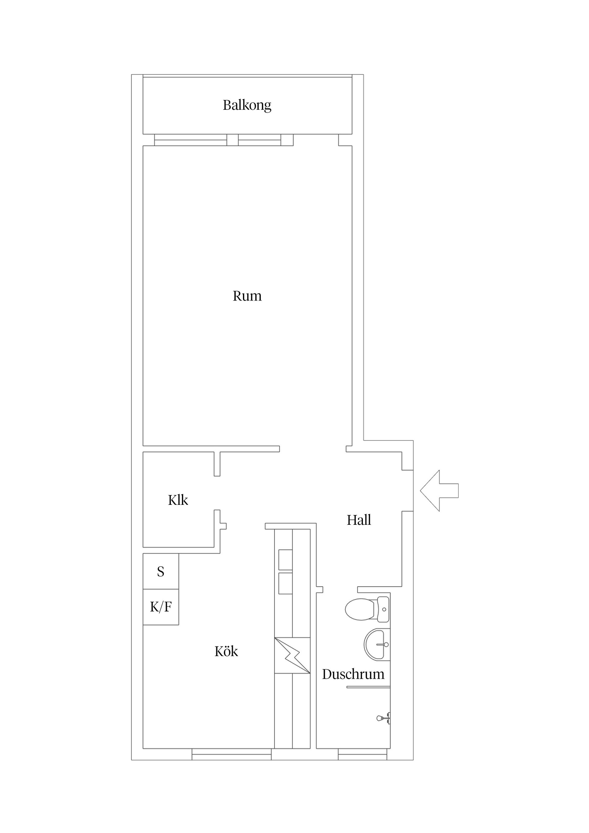 Bostadsrätt, Herrgårdsvägen 12B, Centrala Väsby, Upplands Väsby