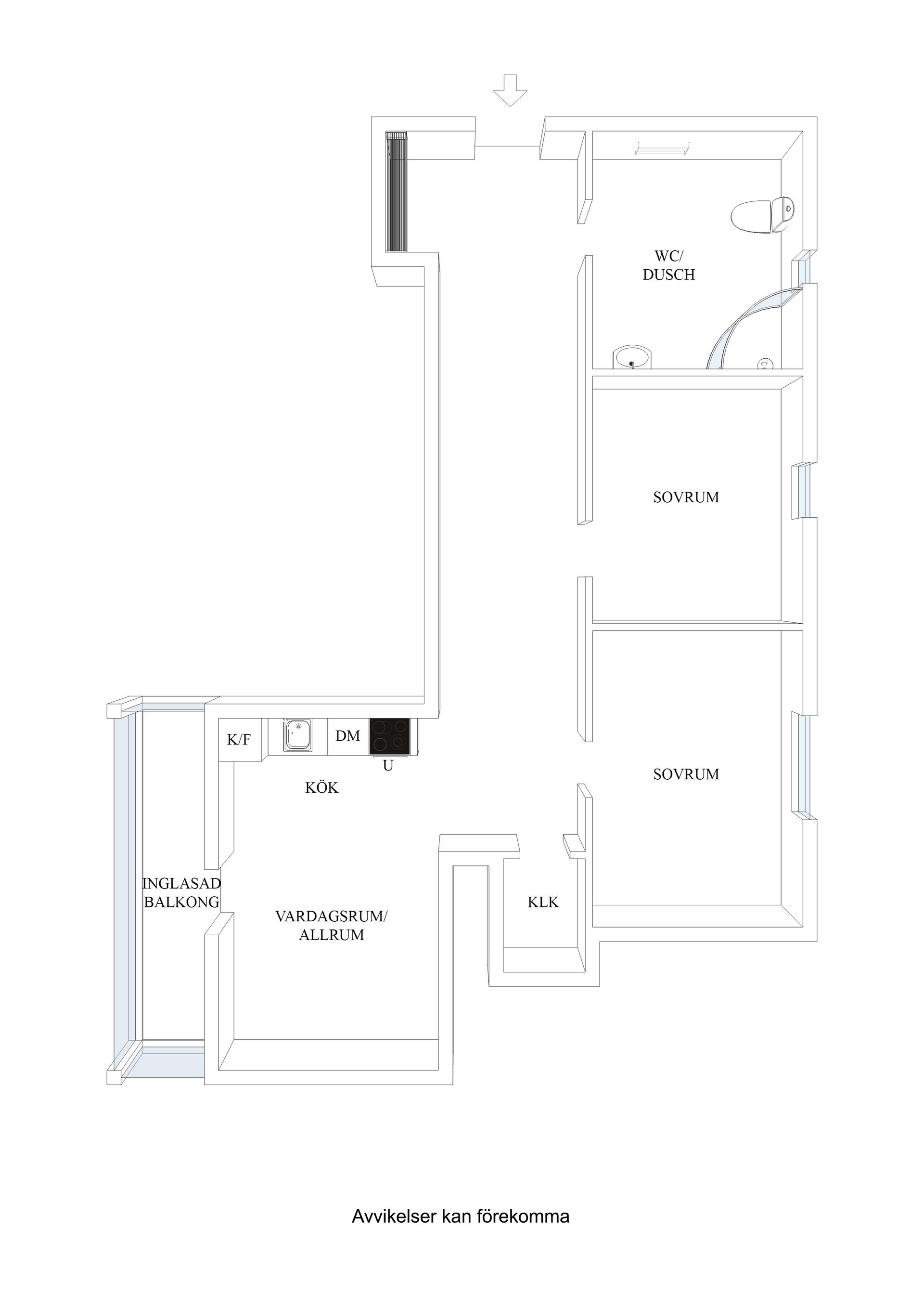 Bostadsrätt, Herrgårdsvägen 95, Centrala Väsby, Upplands Väsby