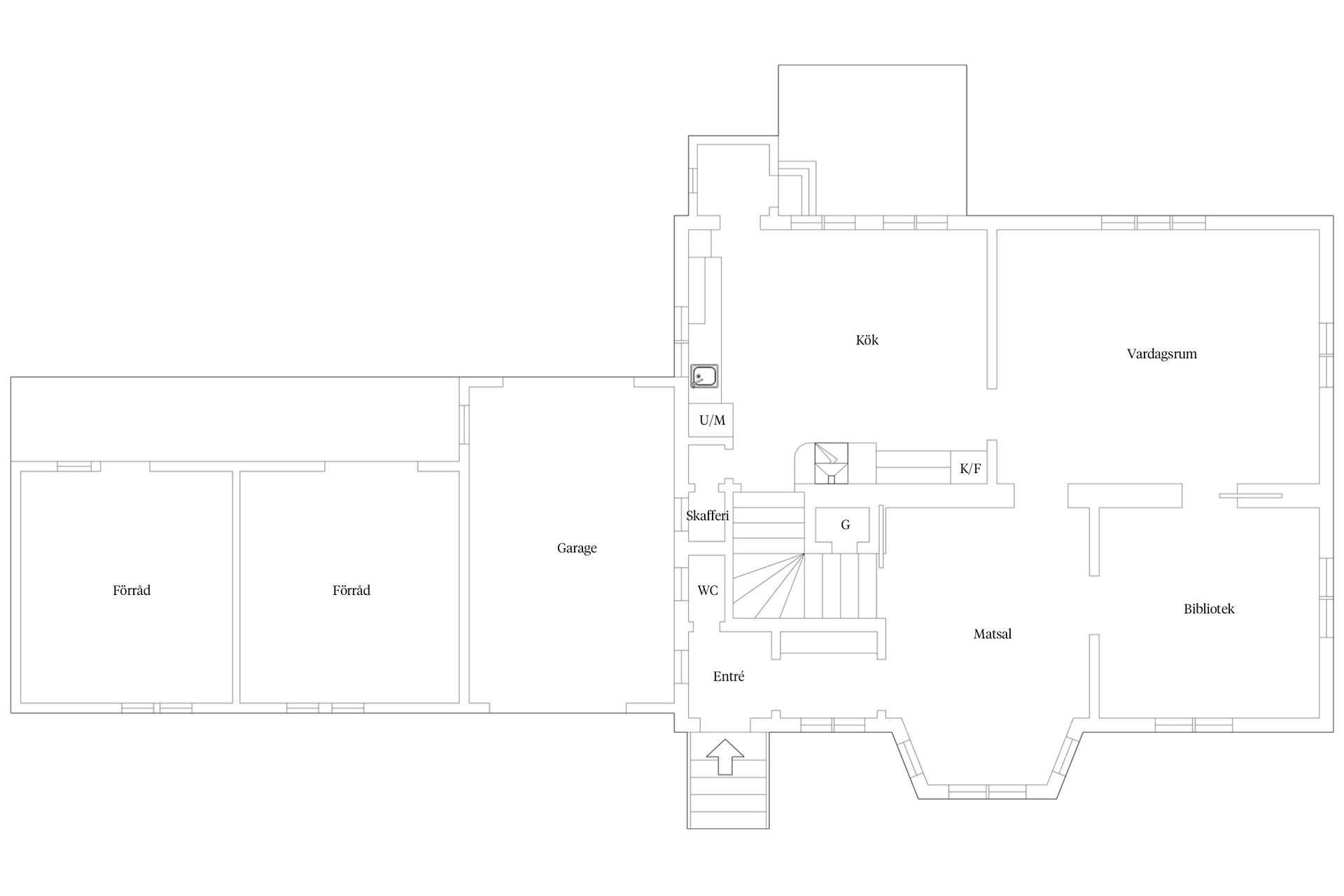 Villa, Fregattgatan 2, Båtgatorna, Lomma