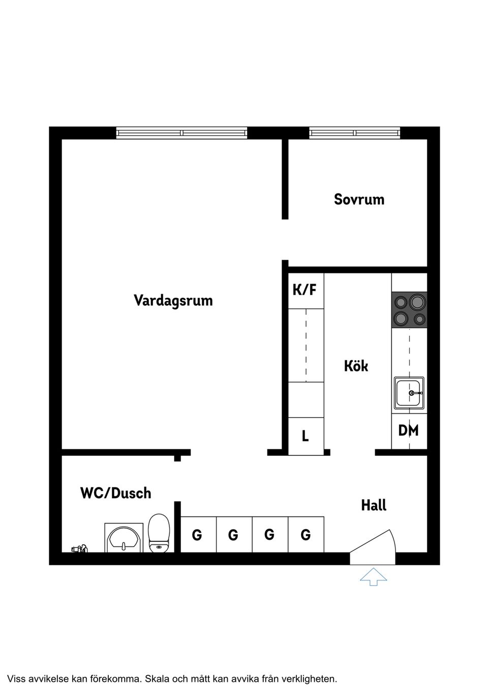 Bostadsrätt, Östra Bergsgatan 5A, Östra Berg, Tranås