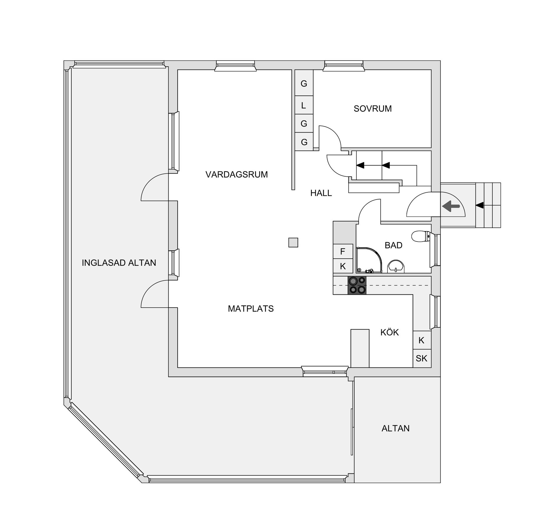 Villa, Norrbacksjö 107, Örnsköldsvik