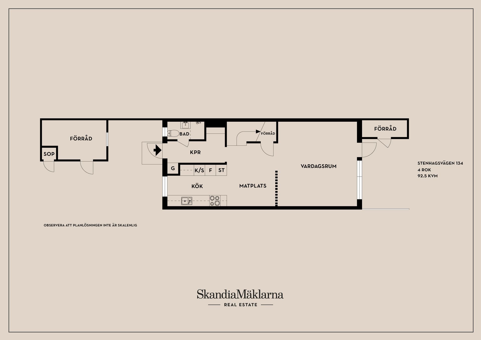 Radhus, Stenhagsvägen 134, Blästad, Linköping