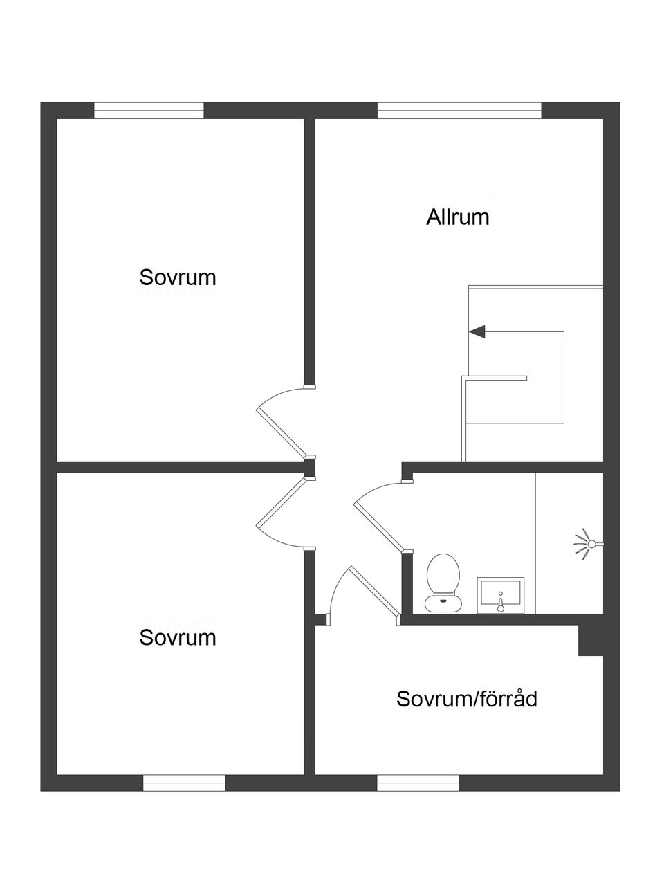 Villa, Radhus, Torsten Fogelqvists gata 30, Klockaretorpet, Norrköping