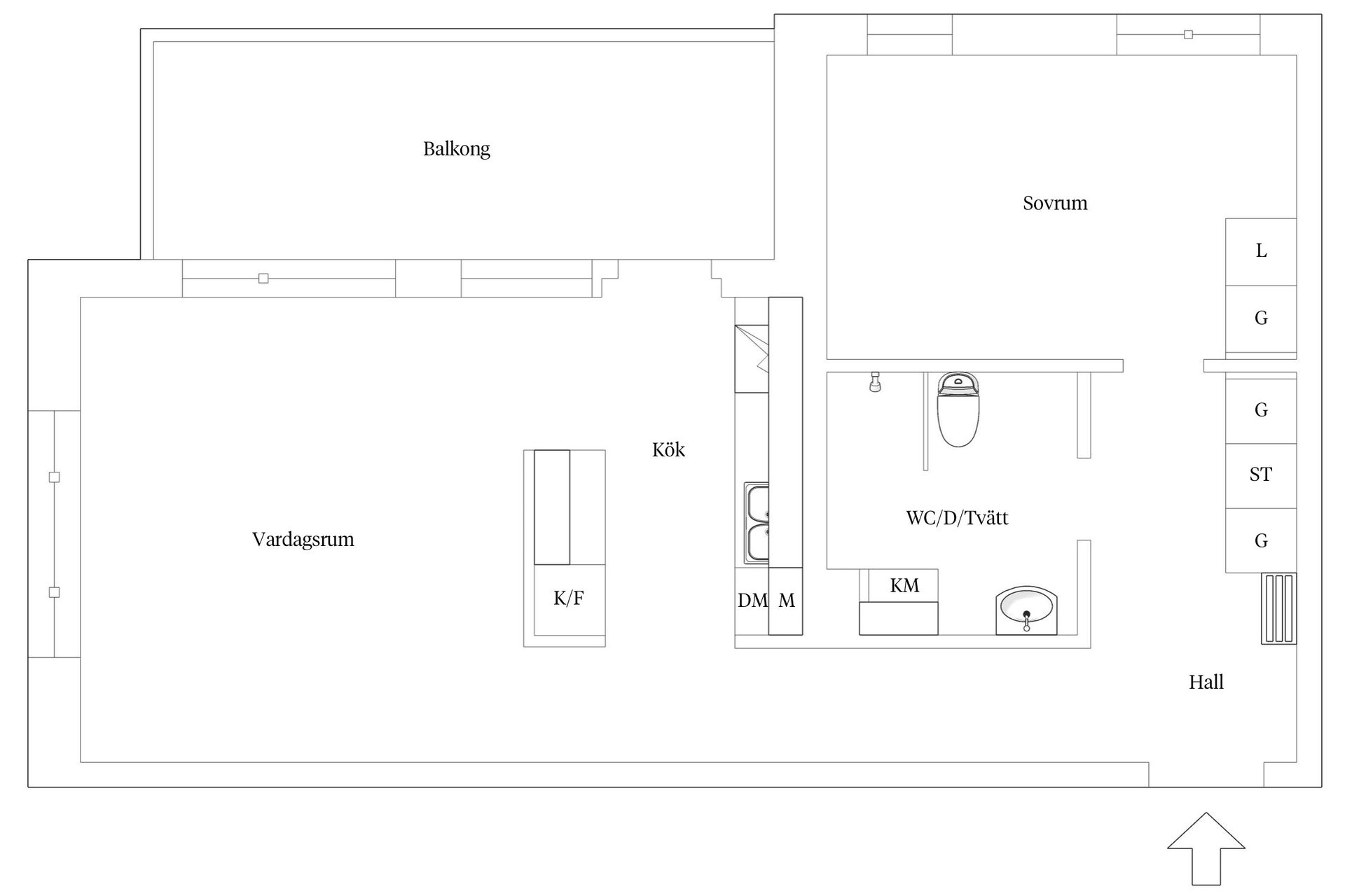 Bostadsrätt, Borstbindaregatan 19, Centrala Hisingen, Göteborg