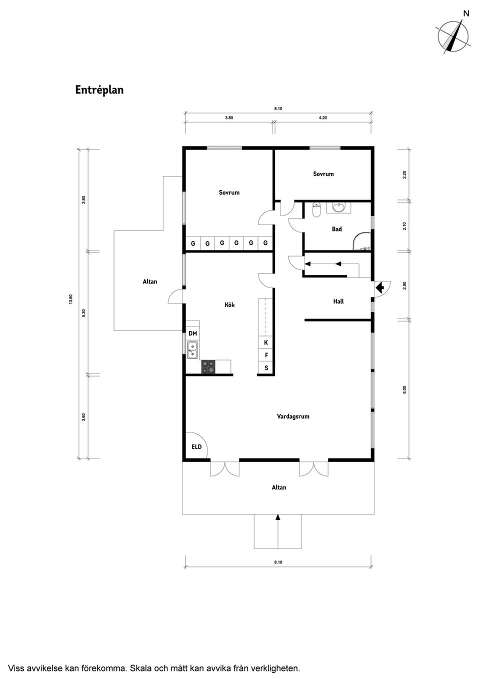 Villa, Bergsvägen 5, Färgelanda