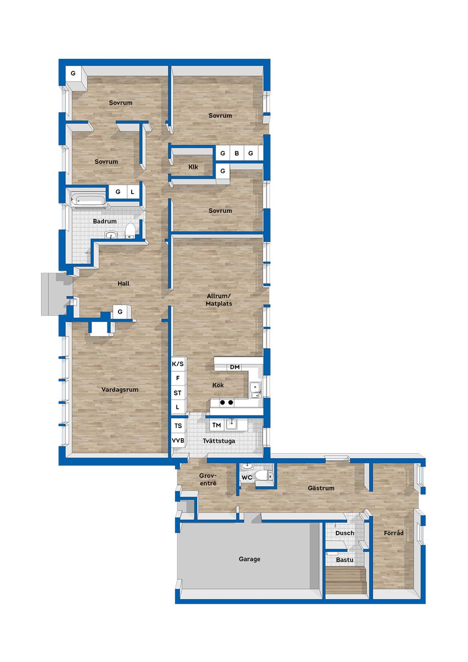 Villa, Murklestigen 6, Aneby