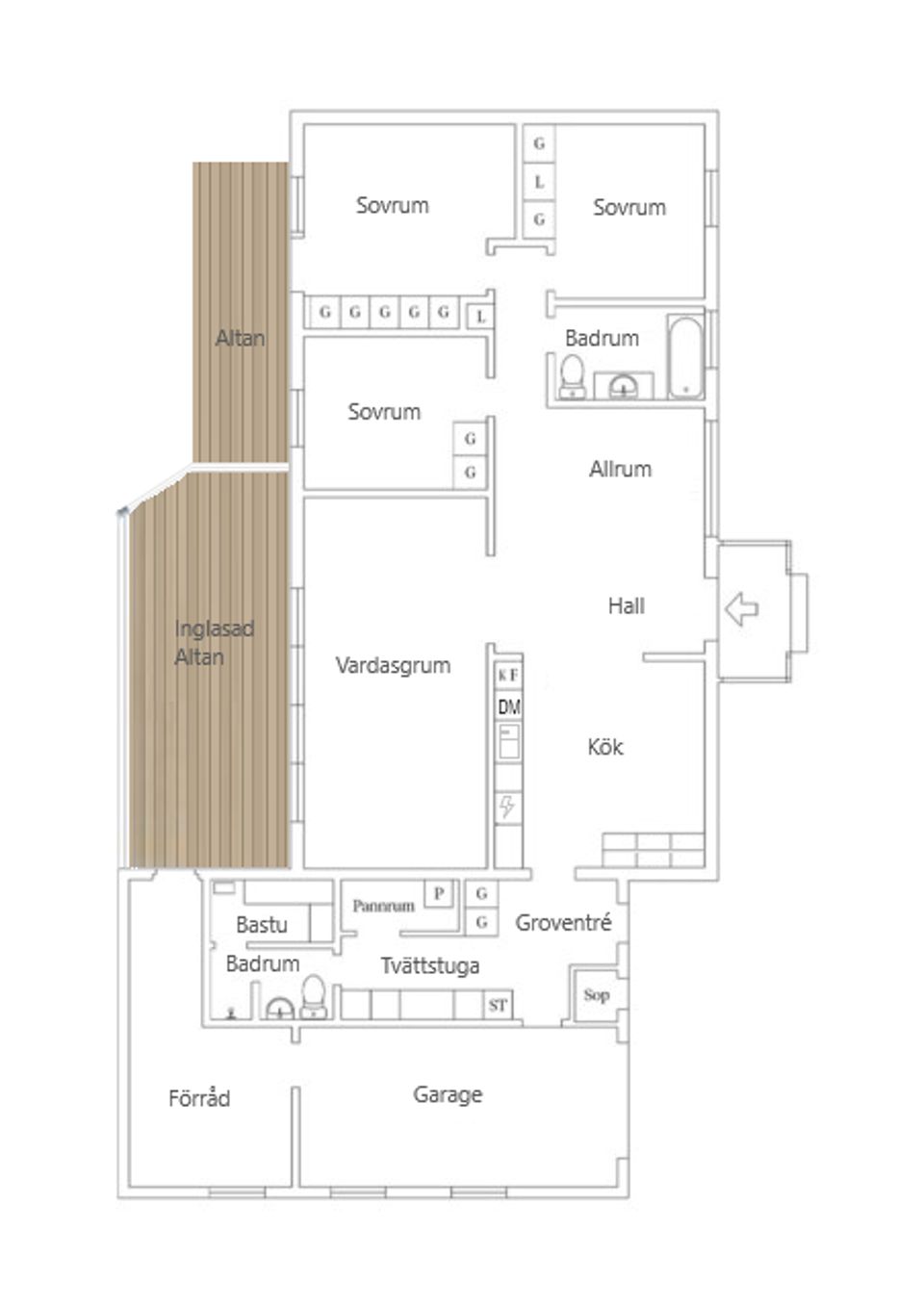 Villa, Mangårdsgatan 7, Kåge, Skellefteå