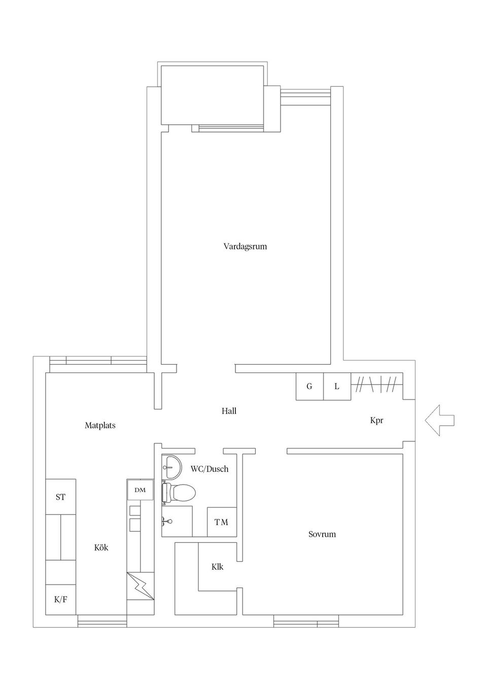 Bostadsrätt, Oxhagsvägen 2A, Oxhagen, Kalmar