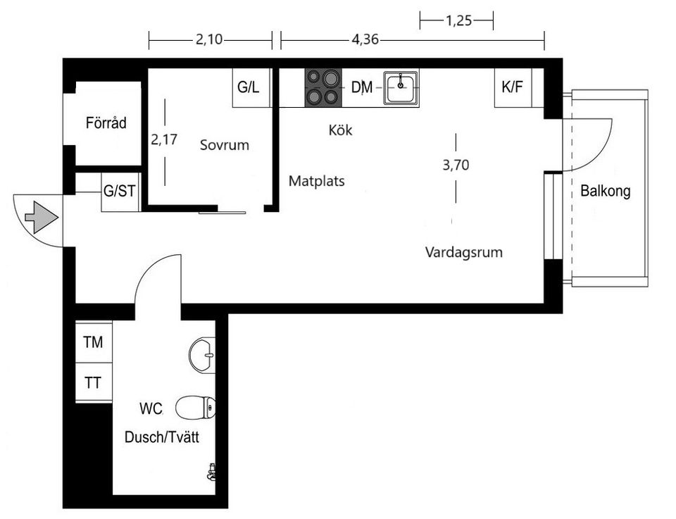 Bostadsrätt, Hägerneholmsvägen 6A, Hägerneholm, Täby