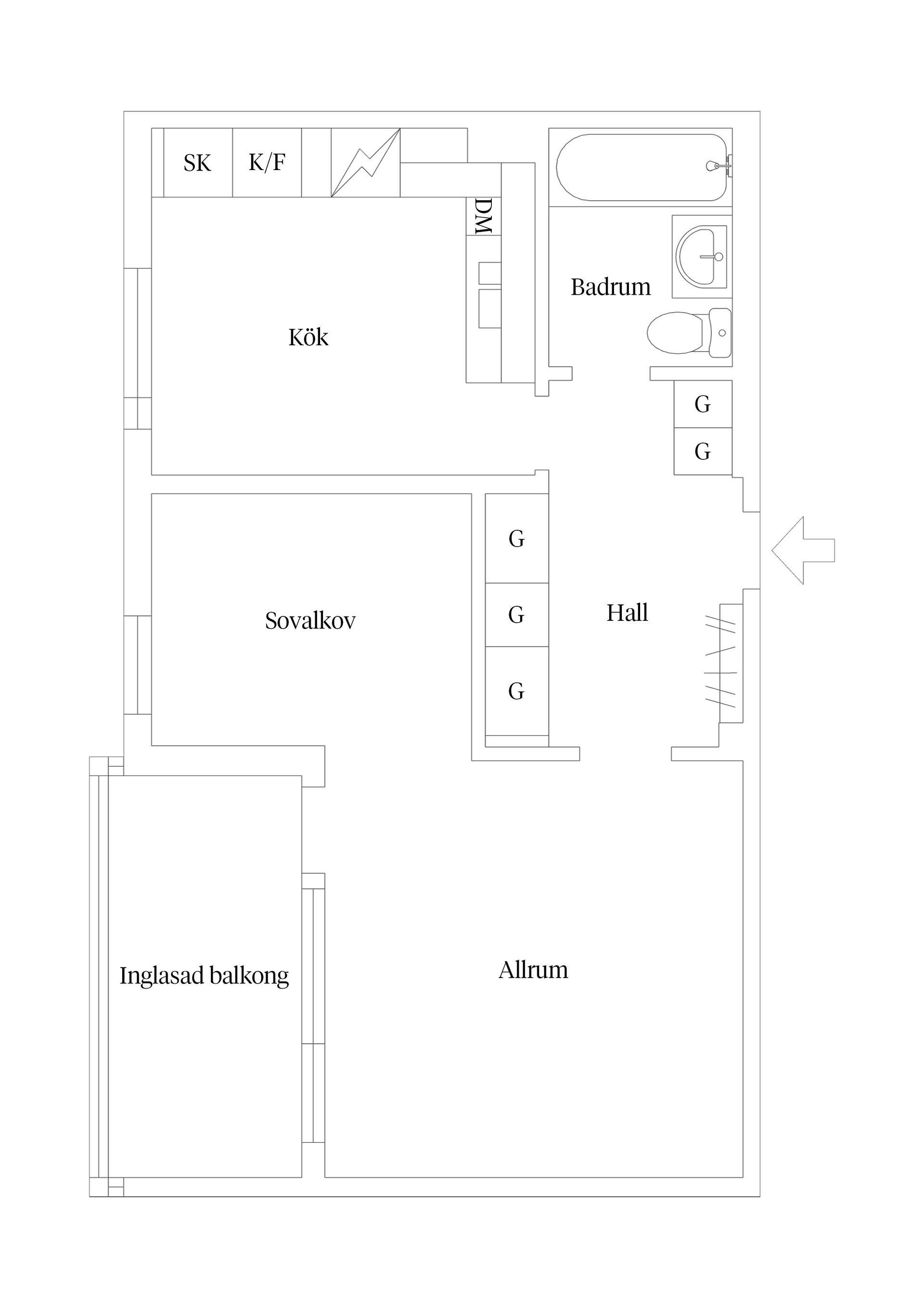 Bostadsrätt, Sagovägen 39, Berga, Kalmar