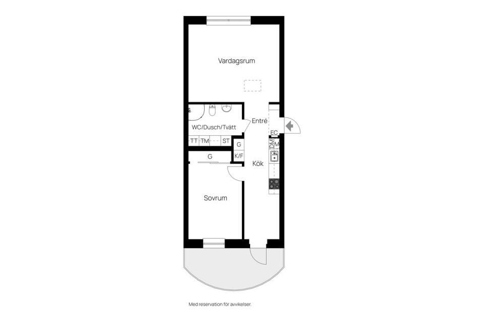 Bostadsrätt, Sveagatan 3, Centralt, Norrköping