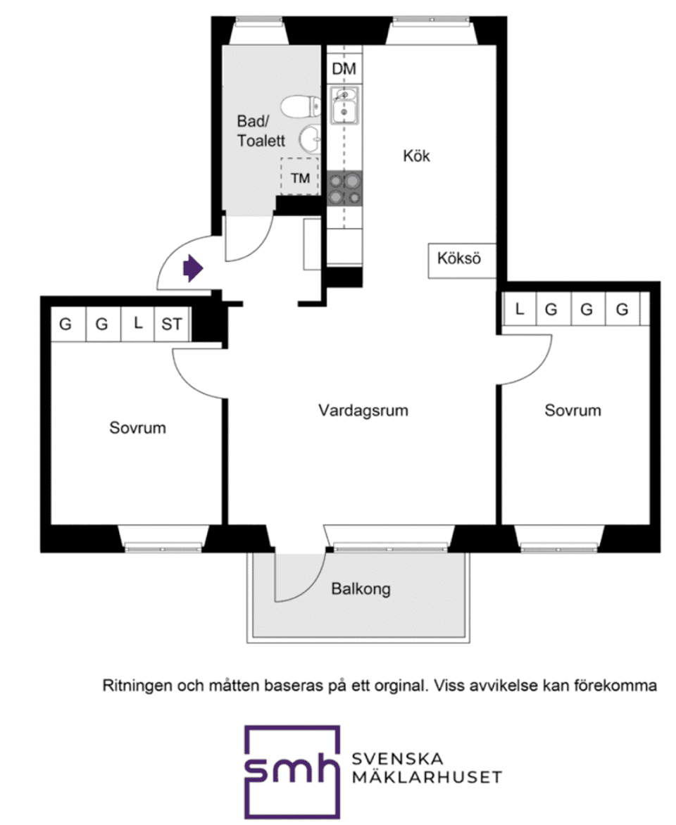 Bostadsrätt, Klintbacken 4, Bromma / Mariehäll, Stockholm