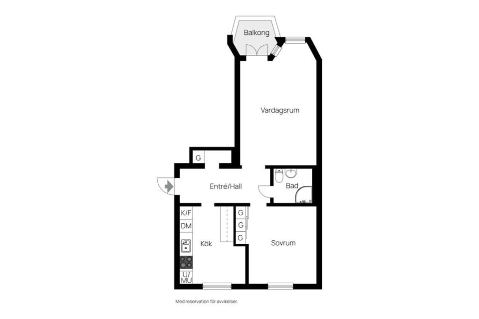 Bostadsrätt, Karl Xi:s Väg 25, Centrum, Halmstad