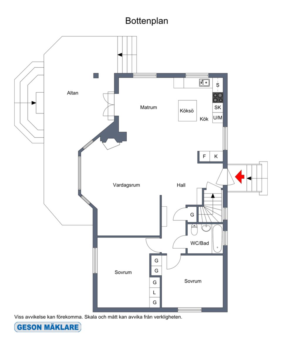 Villa, Hagstigen 7, Rimbo, Norrtälje