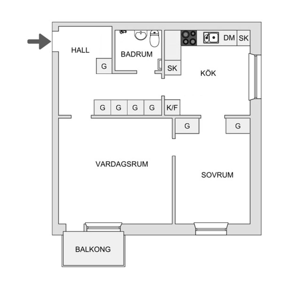Bostadsrätt, Lindormsgatan 23, Sjöbo, Borås