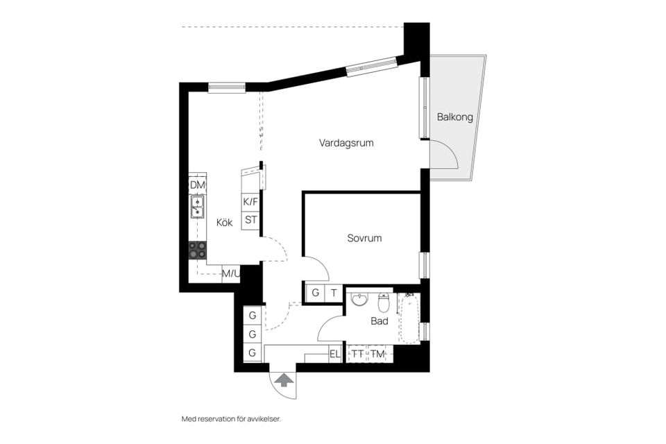 Bostadsrätt, Rorgängargatan 17b, Hammarby Sjöstad, Stockholm